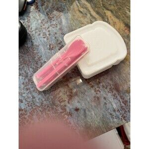Wonder Bread Sandwich Box + Sistema Pink Travel‎ Cutlery Set Lunch Collectible